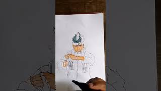 Asuma Sarutobi vs Hidan naruto asuma joje eno shikamaru art shorts yt anime reels hidan [upl. by Chaker]