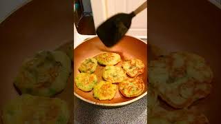 Potato pancakes with green onions and veggies healthy delicious [upl. by Meehan]