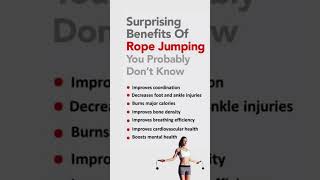 Benefits of Rope Jumping [upl. by Torey]