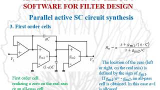 RM software for filter design Part 18 Cascade synthesis of Gm C filters [upl. by Tarsuss]