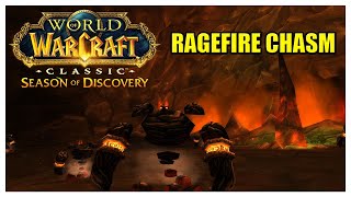 RAGEFIRE CHASM  SEASON OF DISCOVERY  Orc Warlock  Part 15 [upl. by Orion259]