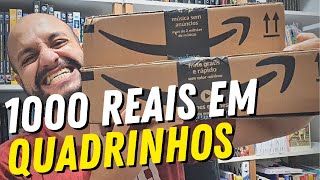 COMPREI 1000 REAIS EM QUADRINHOS [upl. by Ahsac]