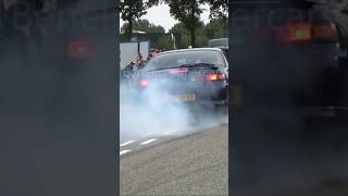 Nissan 200 sx turbo rolling burnout [upl. by Merle]