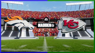 Week 10 Broncos  Chiefs Full Simulation [upl. by Morven853]