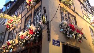 Marché Noel Strasbourg  Christmas Market  Alsace HD [upl. by Attirehs838]