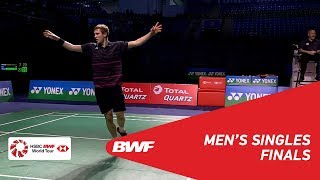 F  MS  KIDAMBI Srikanth IND 3 vs Viktor AXELSEN DEN 2  BWF 2019 [upl. by Naujid]