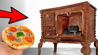 1900 Rusty Stove Restoration  Pizza Cooking [upl. by Aniluap705]