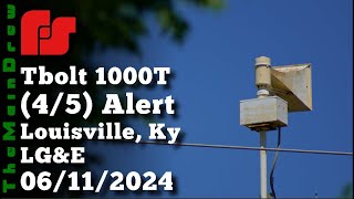 45 Thunderbolt 1000T  Alert  LGampE  Louisville KY [upl. by Sacken]