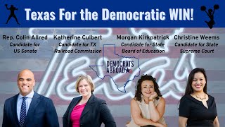 Meet TX Candidates Rep Colin Allred Katherine Culbert Morgan Kirkpatrick amp Judge Christine Weems [upl. by Culberson]