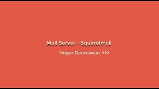 Konfigurasi Mail Server Squirrelmail Linux Debian 100 Work [upl. by Frey585]