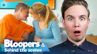 Marit zoent met Jesper van Glowmovies  SOORTEN OPPASSERS BLOOPERS [upl. by Russo]