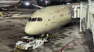 Etihad 787 First Class  New York to Abu Dhabi [upl. by Osbourn756]