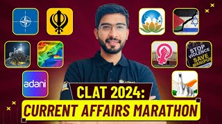 CLAT 2024 Current Affairs Grand Marathon I Current Affairs I Keshav Malpani [upl. by Aihcropal]