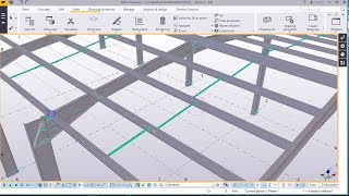 How to create Antisag rod for Eaves and roof purlins  Tekla Structures 2017i [upl. by Aydin405]