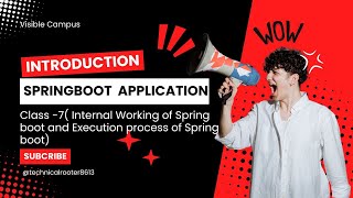 Spring BootClass7 SpringBoot Application  Execution process of Spring boot run method [upl. by Ymassej]