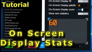 Tutorial On Screen Display Stats  with Afterburner Rivatuner and HWiNFO [upl. by Toile]