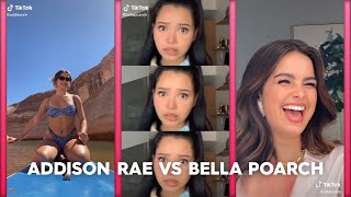 Addison Rae Vs Bella Poarch TikTok Compilation  Lets Link amp Throat Baby [upl. by Claudia]