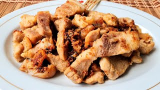 How To Cook Adobong Pork Bisaya Easy Recipe [upl. by Annaeg]