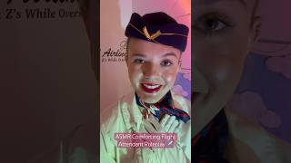 ASMR Preview Comforting Flight Attendant Roleplay ✈️ [upl. by Jankell561]