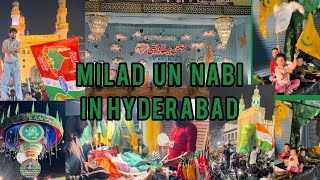 MILAD UN NABI IN HYDERABAD  2024  MILAD JULOOS  MILAD PROCESSION [upl. by Sergio]