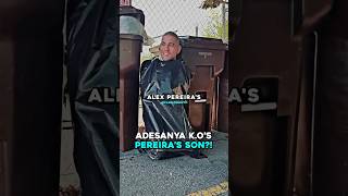 Israel Adesanya KOs Alex Pereiras Son [upl. by Columbyne908]