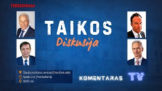 Taikos diskusija V Mikalauskas E Pavlovičius E Vaitkus M Misiūnas [upl. by Olegnaid663]