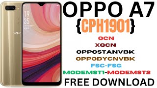 OPPO A7 CPH1901 Qcn Xqcn oppostanvbk oppodycnvbk Fsc Fsg Modemst1 Modemst2 Free Download [upl. by Eelorac473]