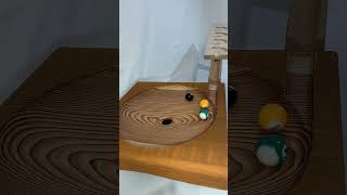 Marble Run Race ASMR☆Billiard Ball Oddly satisfying② marblerunhealing asmr marble [upl. by Yddub]