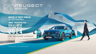 PEUGEOT Malaysia  Test Drive and Win [upl. by Ecar]