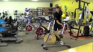 spin bike commercial grade  Orbit Vortec V900 spin bike [upl. by Vashtee306]