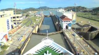 Time Lapse Panama Canal A FullDay Transit In Less Than Two Minutes [upl. by Drusie]