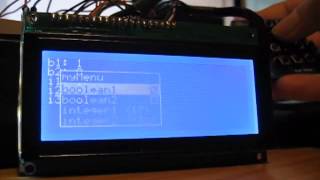 Arduino OO Menu for gLCD [upl. by Jocelyne]