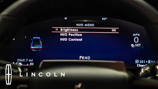 Headup Display HUD  Lincoln [upl. by Sidoma]