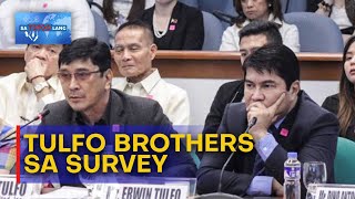 Tulfo brothers halos pantay na sa senatorial survey  STL [upl. by Avan547]