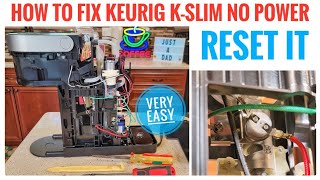 How To Fix Keurig KSlim Coffee Maker No Power RESET IT [upl. by Westbrooke]