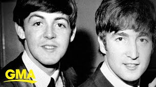 Paul McCartney using AI to release new song with late John Lennon l GMA [upl. by Orthman]