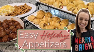 EASY HOLIDAY APPETIZERS  QUICK PARTY FOOD RECIPES  HOLIDAY PARTY APPETIZERS [upl. by Irim290]