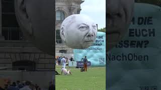 BALLONKÖPFE OLAF SCHOLZ SPD CHRISTIAN LINDNER FDP TIMELAPS Reichstag berlin deutschland shorts [upl. by Seebeck]