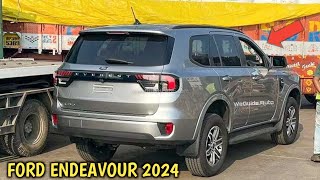 Finally 😍 2024 Ford Endeavor INDIA Reached Dealership 🇮🇳 Fully Leaked All Details [upl. by Inilahs]