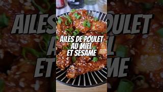 Ailes de poulet frit au miel et au sésame 👌👍 [upl. by Constantine]