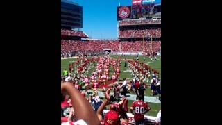 The 1st 49ers player entrance  Levis Stadium [upl. by Llenrev572]