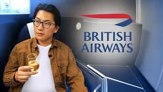 7 Hours in British Airways NEW Club SUITES  Still Bad [upl. by Lemhaj]