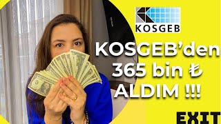 KOSGEB 365000 ₺ desteğini aldım  Hibe ŞARTLARI neler  Nasıl alınır  Girişimcilik desteği [upl. by Albertine]