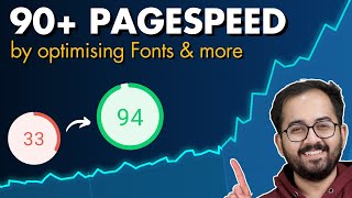 Optimise Fonts amp More for 90 Pagespeed FREE [upl. by Nodnab]