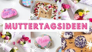 DIY MUTTERTAGS GESCHENKE 🎁 4 Ideen zum Muttertag 2021  DIYs und Rezepte  Basteln mit Papier [upl. by Lobell]