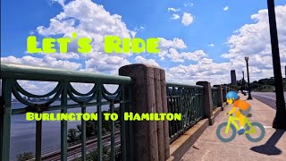 🚴LETS RIDE Burlington to Hamilton Ontario cycling cycle [upl. by Bowe]