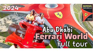 Ferrari World Abu Dhabi Everything You Need to know Full Tour🇦🇪 [upl. by Abdulla]