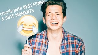 charlie puth BEST FUNNY amp CUTE MOMENTS [upl. by Fang183]