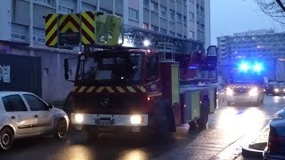 Sapeurs Pompiers Lyon Engins Incendie compilation [upl. by Raine]