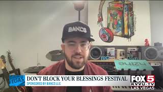 Erez Safar on FOX5 discusses the Dont Block Your Blessings project amp festival [upl. by Tenner111]